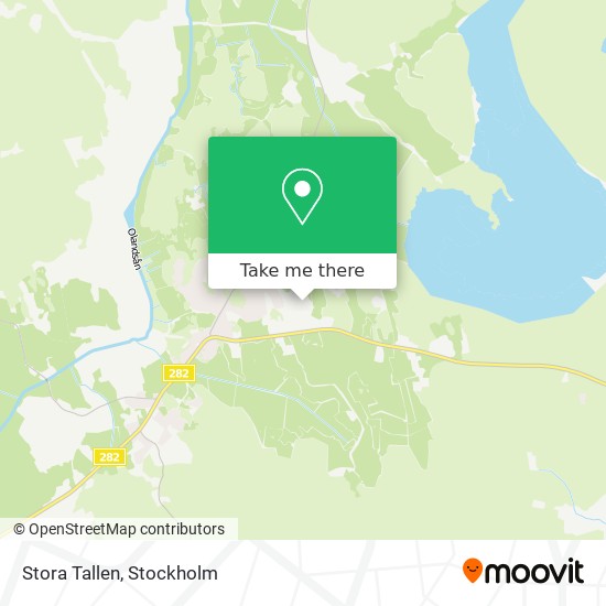 Stora Tallen map