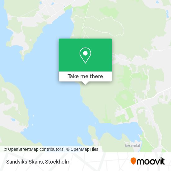 Sandviks Skans map