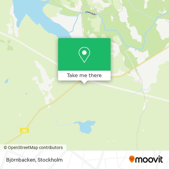 Björnbacken map