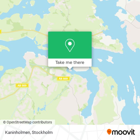 Kaninholmen map