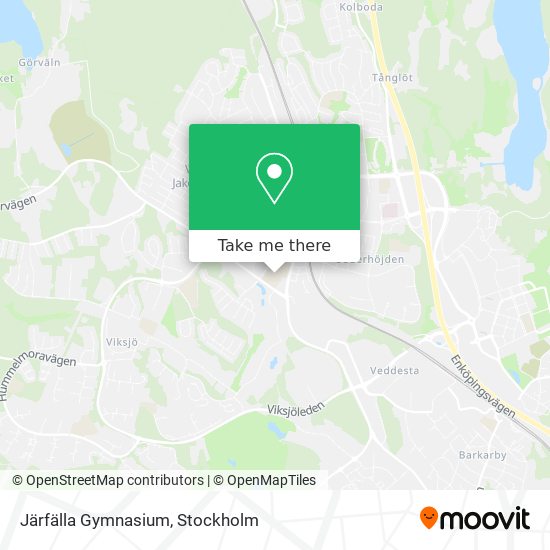 Järfälla Gymnasium map