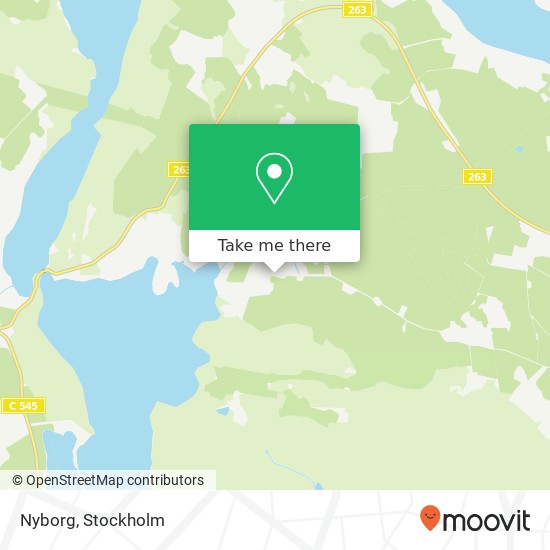 Nyborg map