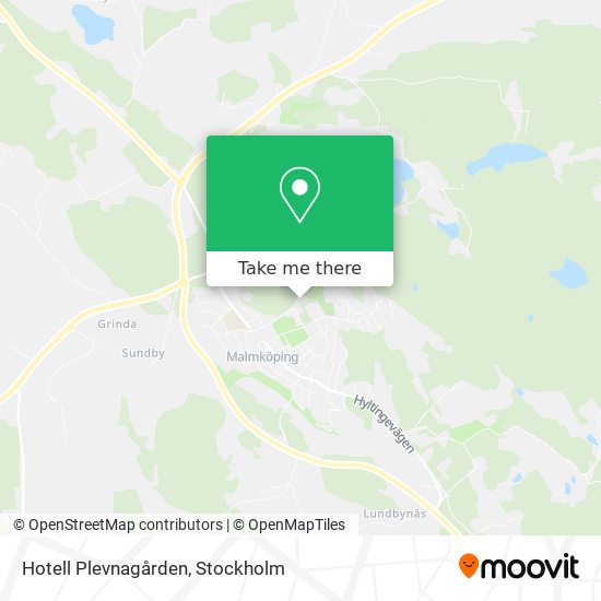 Hotell Plevnagården map