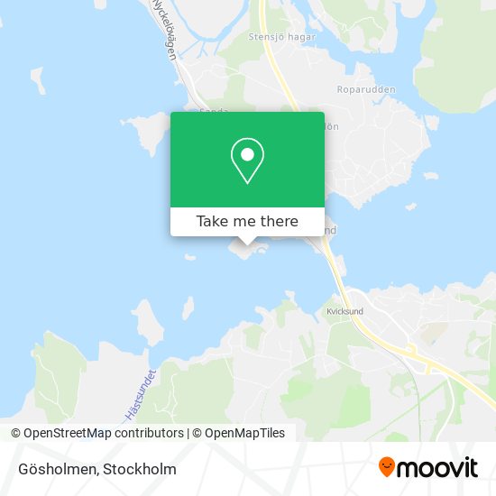 Gösholmen map