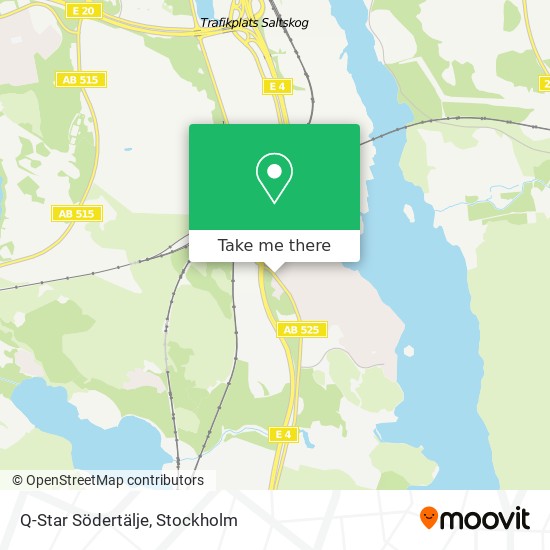 Q-Star Södertälje map