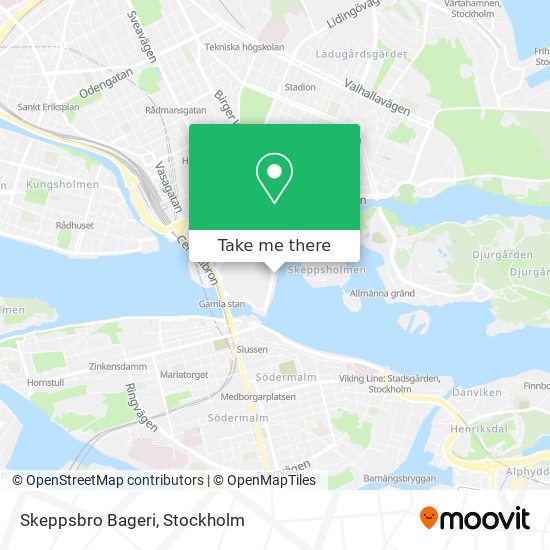Skeppsbro Bageri map