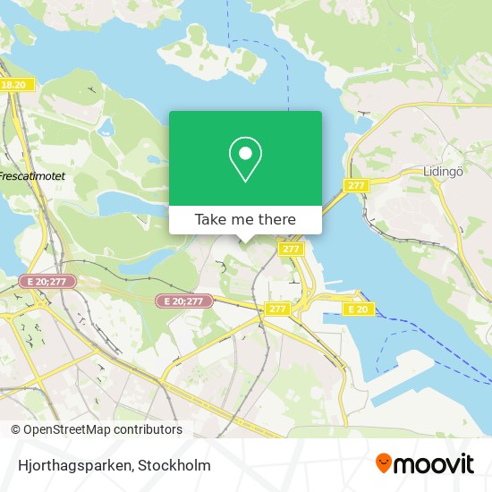 Hjorthagsparken map