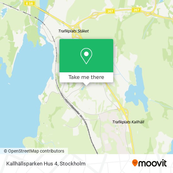 Kallhällsparken Hus 4 map