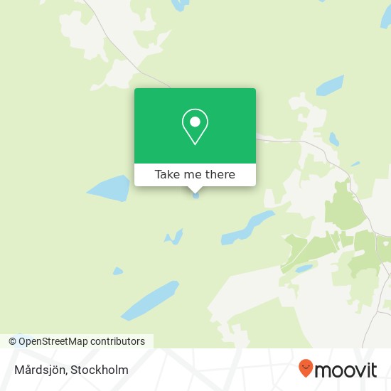 Mårdsjön map