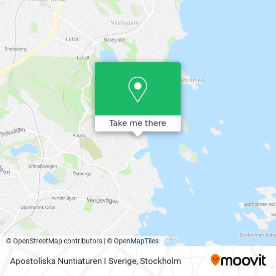 Apostoliska Nuntiaturen I Sverige map