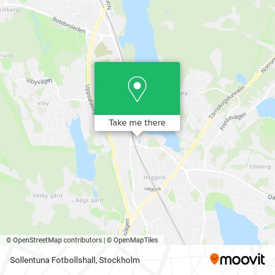 Sollentuna Fotbollshall map