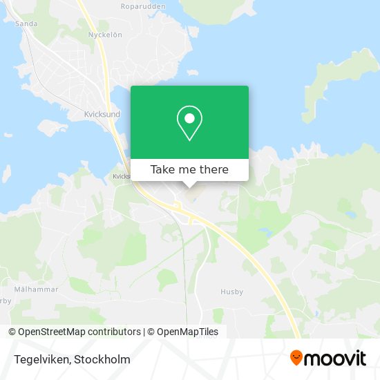 Tegelviken map