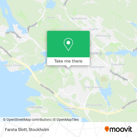 Farsta Slott map