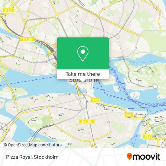 Pizza Royal map