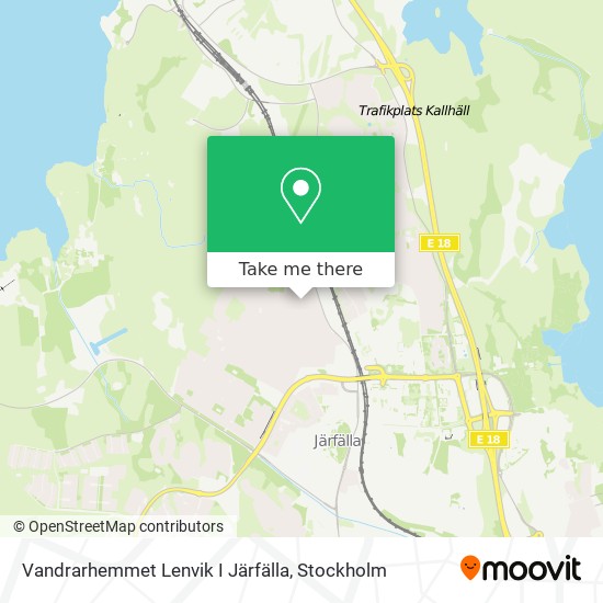 Vandrarhemmet Lenvik I Järfälla map