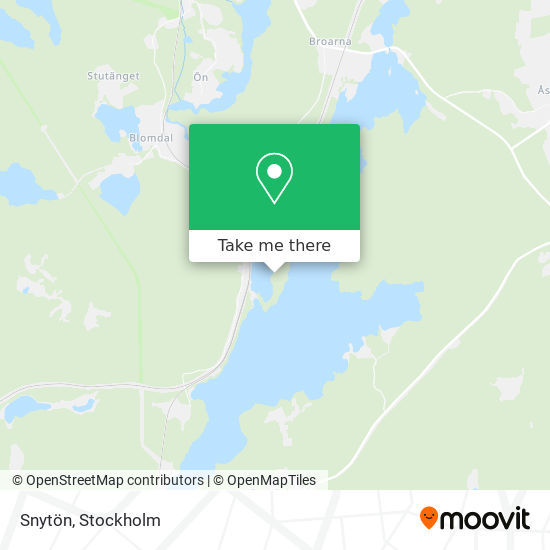 Snytön map