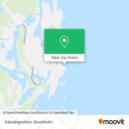 Gässängsviken map