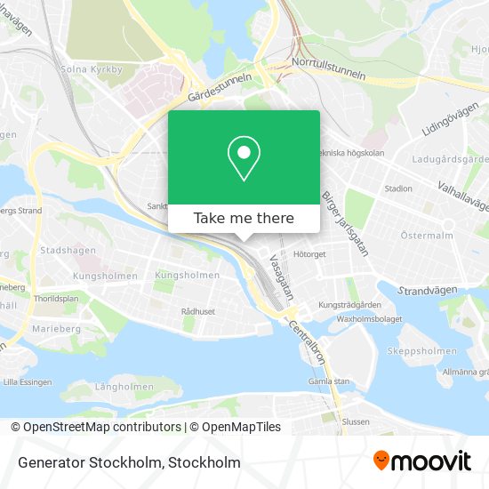Generator Stockholm map