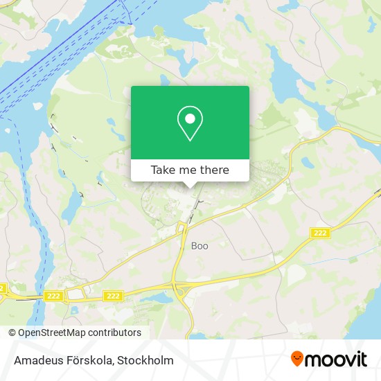 Amadeus Förskola map