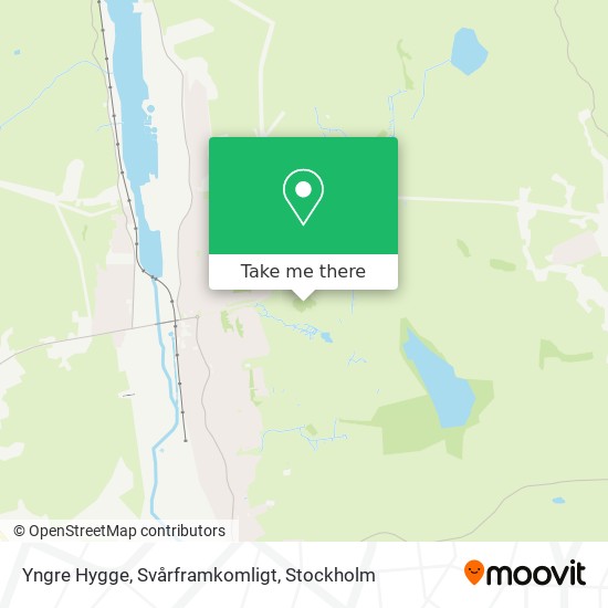 Yngre Hygge, Svårframkomligt map