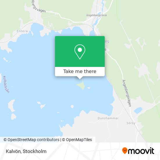 Kalvön map