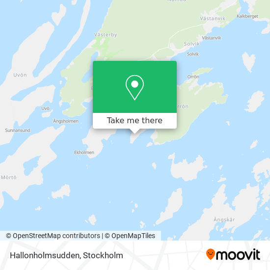 Hallonholmsudden map