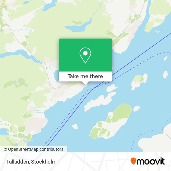 Talludden map