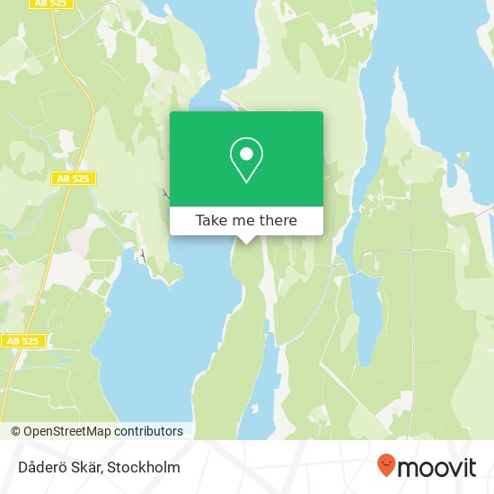 Dåderö Skär map