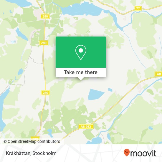 Kråkhättan map