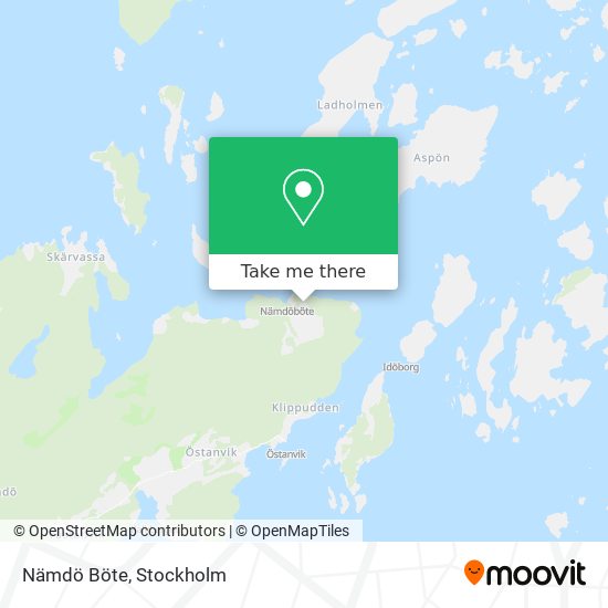 Nämdö Böte map