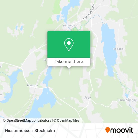 Nissarmossen map