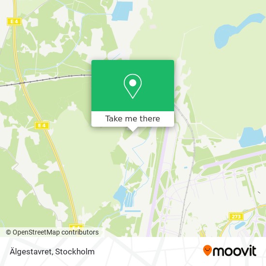 Älgestavret map