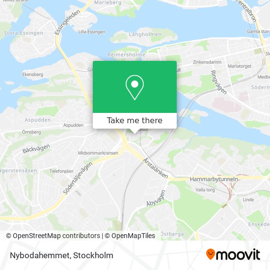 Nybodahemmet map