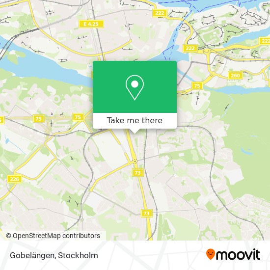 Gobelängen map