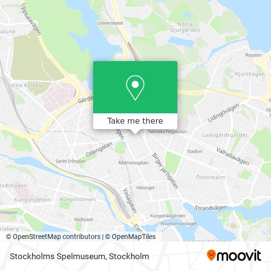 Stockholms Spelmuseum map