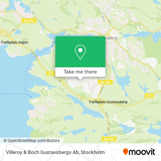 Villeroy & Boch Gustavsbergs Ab map