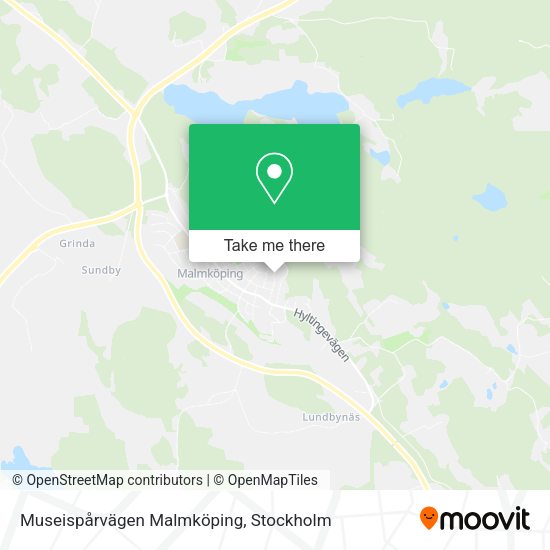 Museispårvägen Malmköping map