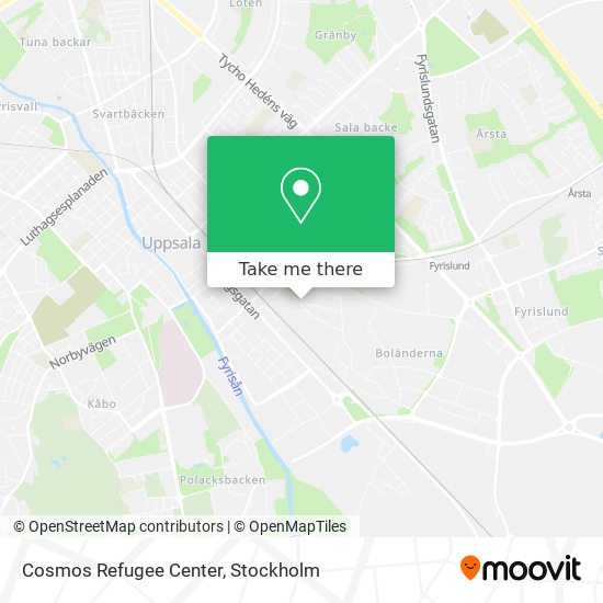 Cosmos Refugee Center map