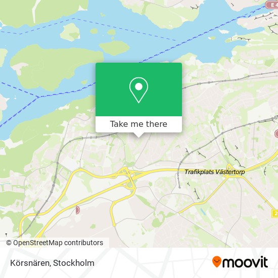 Körsnären map