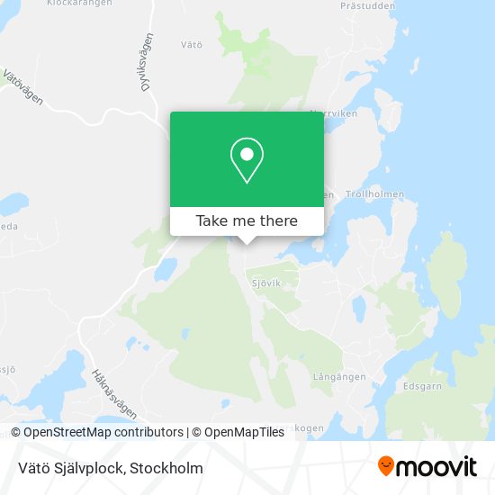 Vätö Självplock map