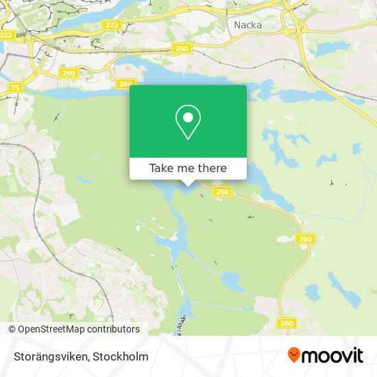 Storängsviken map