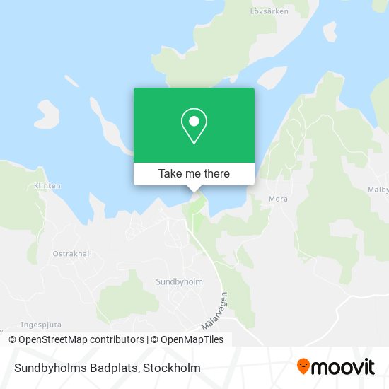 Sundbyholms Badplats map