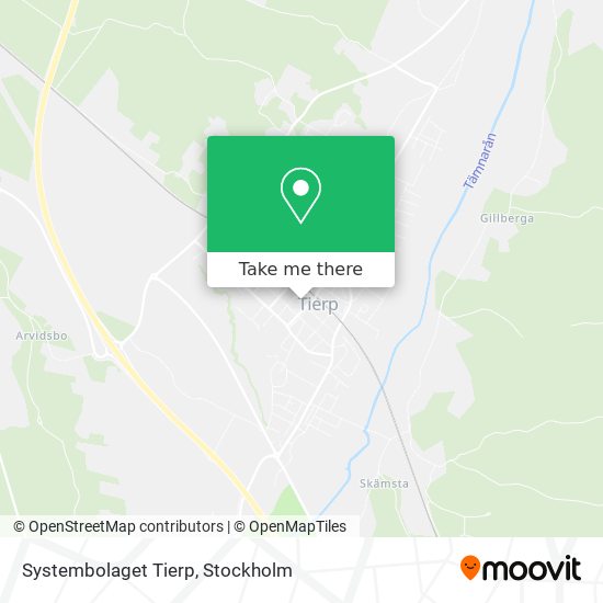 Systembolaget Tierp map