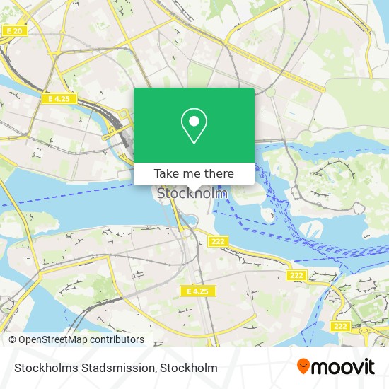 Stockholms Stadsmission map