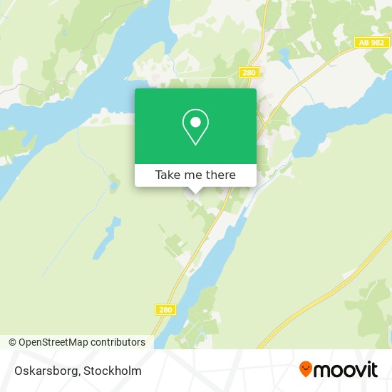 Oskarsborg map