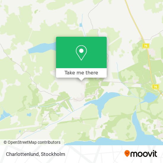 Charlottenlund map