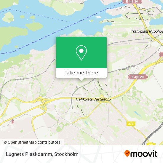 Lugnets Plaskdamm map