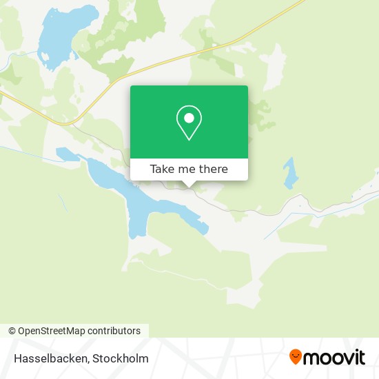 Hasselbacken map