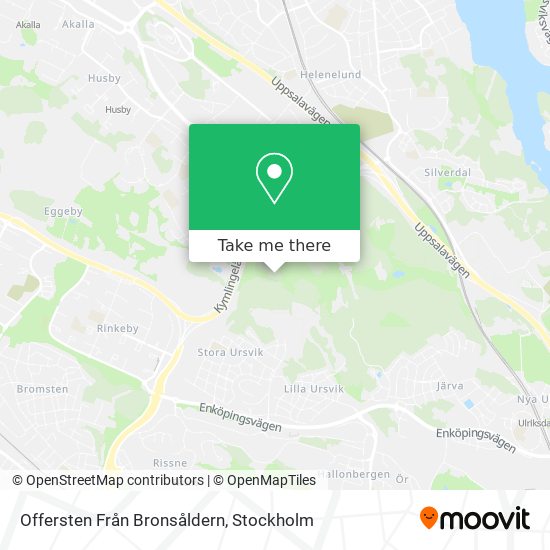 Offersten Från Bronsåldern map