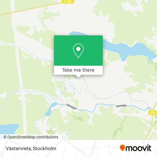 Västervreta map